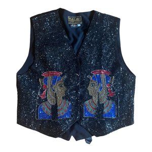VTG Egyptian Beaded Vest